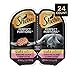 SHEBA PERFECT PORTIONS Cuts in Gravy Wet Cat Food Trays (24 Count, 48 Servings), Signature Salmon and Shrimp Entrée, Easy Peel Twin-Pack Trays
