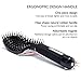 Baasha Curved Vent Brush For Blow Drying, Paddle Vent Brush For Hair, Quick Dry Hair Brush, Vented Boar Bristle Hair Brush For Men & Women, Curved Brushes for Curly, Vent Brushes for Hair Black