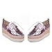 Latasa Womens Chic Hollow out Lace-up Pointed-toe Platform Wedge Mid Heel Oxford Shoes