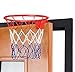 Kicko Over The Door Basketball Hoop and Ball Set - 1 Pack - for Kids, Party Favors, Stocking Stuffers, Classroom Prizes, Decorations, Birthday Supplies, Holidays, Pinata Filler, and Rewards - 8 Inch