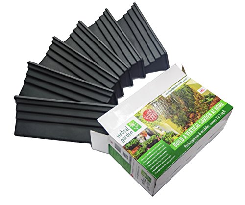 Vertical Garden, Wall Garden, Living Wall Easy DIY for the Home. 6 Pack of Planters. Great for Herbs, Vegetables, Small Fruits, Foliage and Flowers