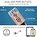 Enoch Car Air Purifier Premium Air Ionizer - 12V Plug-In Ionic Ozone Deodorizer Accessory with Dual USB Car Charger - Eliminates Cigarette Smoke, Pet and Food Odors, Dust (Rose Gold)