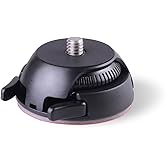 Andoer Quick Release Mount Holder Including Buckle + Flat and Curved Base Adhesive Tape for Samsung Gear 360 Camera for Ricoh