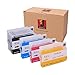 Caidi Refillable Ink Cartridge 932 933 for Hp Officejet 6100/6600/6700, 7110/7610 Wide Format Eprinter