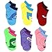 Inside Out Girls 6 pack Socks (4-6 Toddler (Shoe: 7-10), Character Lurex)