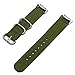 Gear S2 Watch Bands, ViCRiOR Nylon Ballistic NATO Woven Adjustable Replacement Watch Band Strap with Adapter Connector for Samsung Gear S2 SM-R720 & SM-R730 Smart Watch, Navy Green
