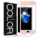 iPhone 7 Plus Screen Protector, G-Color [Full Coverage] [3D Glass][9H Hardness] [Scratch-resistant]Tempered Glass Screen Protector for Apple iPhone 7 Plus (Rose Gold)