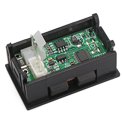 DC Voltmeter Ammeter Panel, DROK 0.96" OLED Display Digital Multimeter DC 0-33V 3A 0-99h59min 99W -15℃~~60℃ Run Time Temperature Power Capacity Energy Monitor Meter Gauge 12v 24v Battery Tester - Thumbnail 3