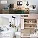 TOOVREN Outlet Echo Dot Wall Mount Stand Holder for Smart Home Speaker 2nd Generation Space-Saving Accessories - Short Charging Cable Included (2 Pack)