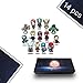 HXDZFX The Avengers Refrigerator Magnets-Marvel Heroes Fridge Magnets- Set of 14 Marvel Characters-Final Battle Perfect Decorative Magnet