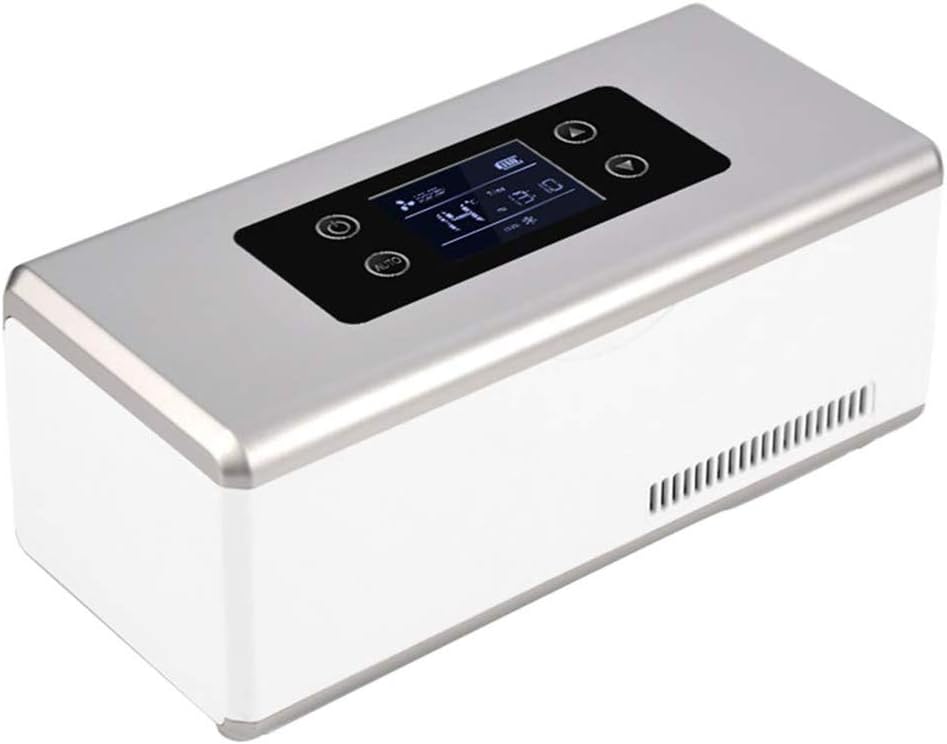 SAIM Portable Mini Insulin Refrigerated Box, Drug Cooler Cooler Box, 2