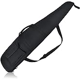 AUMTISC Soft Rifle Gun Case, 41/45/49 Inch Shotgun Carrying Bag for Scoped Rifles with Adjustable Shoulder Sling