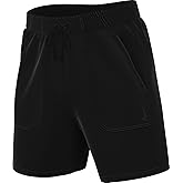 Nike Yoga Men's Dri-FIT 5" Unlined Shorts (Black/Black, FB7786-010) Size Small