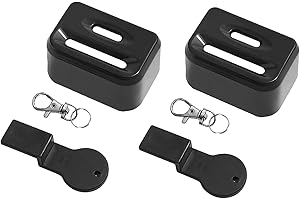 Seat Buckle Guard Belt Cover Locks, Buckle Guard Preventing Children Opening Buckle in Travelling (2 PCS)