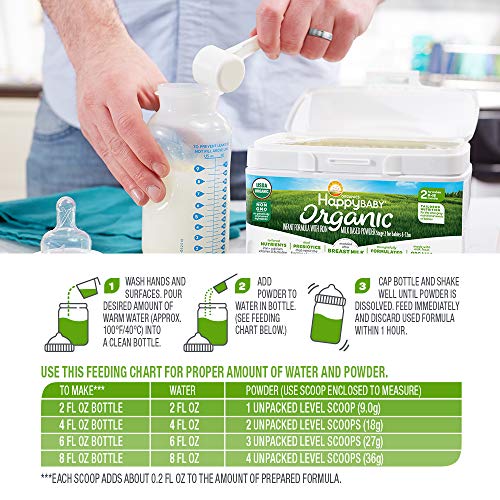Happy Baby Organic Infant Formula With Iron Milk Based Powder Stage 2