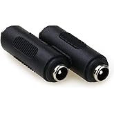 MOBOREST 12V 5.5mm x 2.1mm DC Power Connector Adapter, 12/24V Female to Female Power Jack Socket for Led Strip CCTV Security 