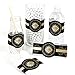 Big Dot of Happiness Roaring 20's - DIY Party Supplies - 1920s Art Deco Jazz Party DIY Wrapper Favors & Decorations - Set of 15
