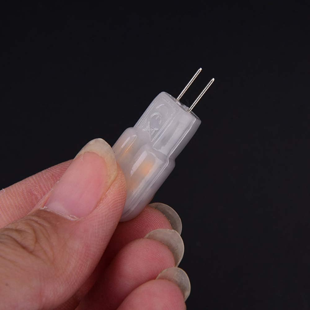 WULUN G4 Bi-pin Base LED Bulbs 2W Energy Saving Lamps with Milky White Cover, Replace 20W Halogen, 200LM, 360°Beam Angle - Image 4