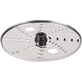 Waring Commercial WFP14S12 Food Processor Reversible Shredding Disc, Silver | Reversible shredding disc switches between fine and medium shreds for flexible prep.