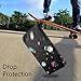 PBRO 5 Case, 5s Case, SE(2016) Case Cute Astronaut Case Dual Layer Soft Silicone & Hard Back Cover PC+TPU Protective Case for Apple 5/5s/SE Space/Black
