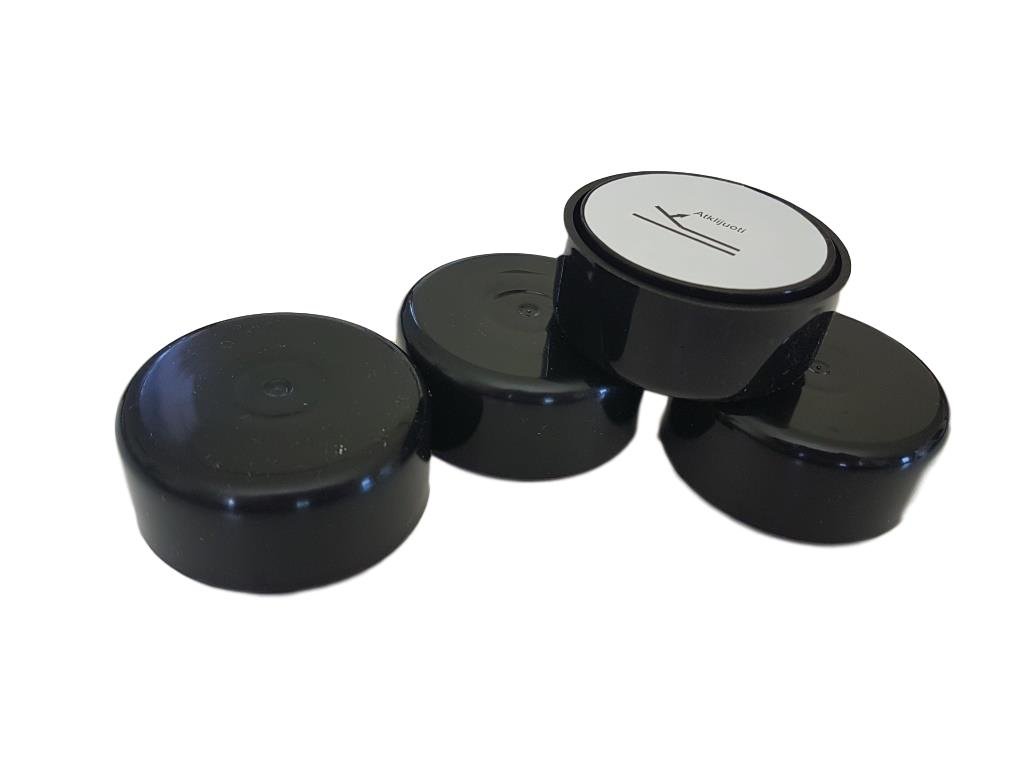 Height Adjustable Furniture Legs, Round, Material Plastic Screws not Included (4)