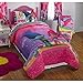 Dreamworks Trolls Show Me a Smile Reversible Twin/Full Bedding Comforter Features Princess Poppy Dancing In A Bed of Flowers On One Side And Poppy With Friend Branch On The Other Side (1, Twin/Full)