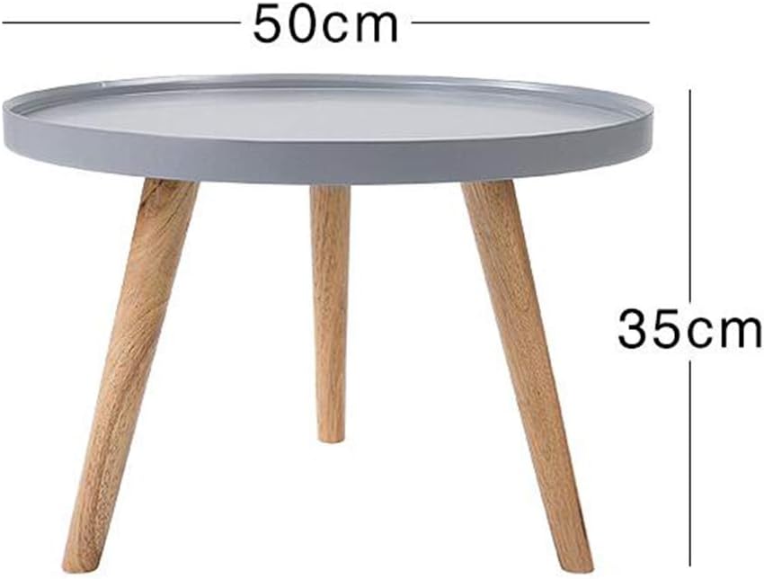 Desk Xiaolin Wooden Tray Table Nordic Round Coffee Table Bedside Table Side Table Can Be Used In Combination 14 9 21 2 Amazon Co Uk Kitchen Home