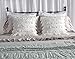 Queen's House Vintage Bedding Set Taupe Bed Sheet Sets 4-Piece King Size-Style D