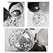 Mayen 60 Pcs 12 Inch Black and Silver Latex Balloons Set, Silver Confetti and Black Agate Marble Balloons for Birthday Party Decoration Wedding Baby Shower Graduation Bachelorette Balloon Garland Arch