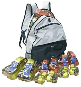 PLANETA E00069 Zurrgurtpaket A, 4 Stück RG 500 A (2-teilig, Länge 6 m), 4 Stück RG 2000 A (2-teilig, Länge 6 m), 2 Stück RG 4