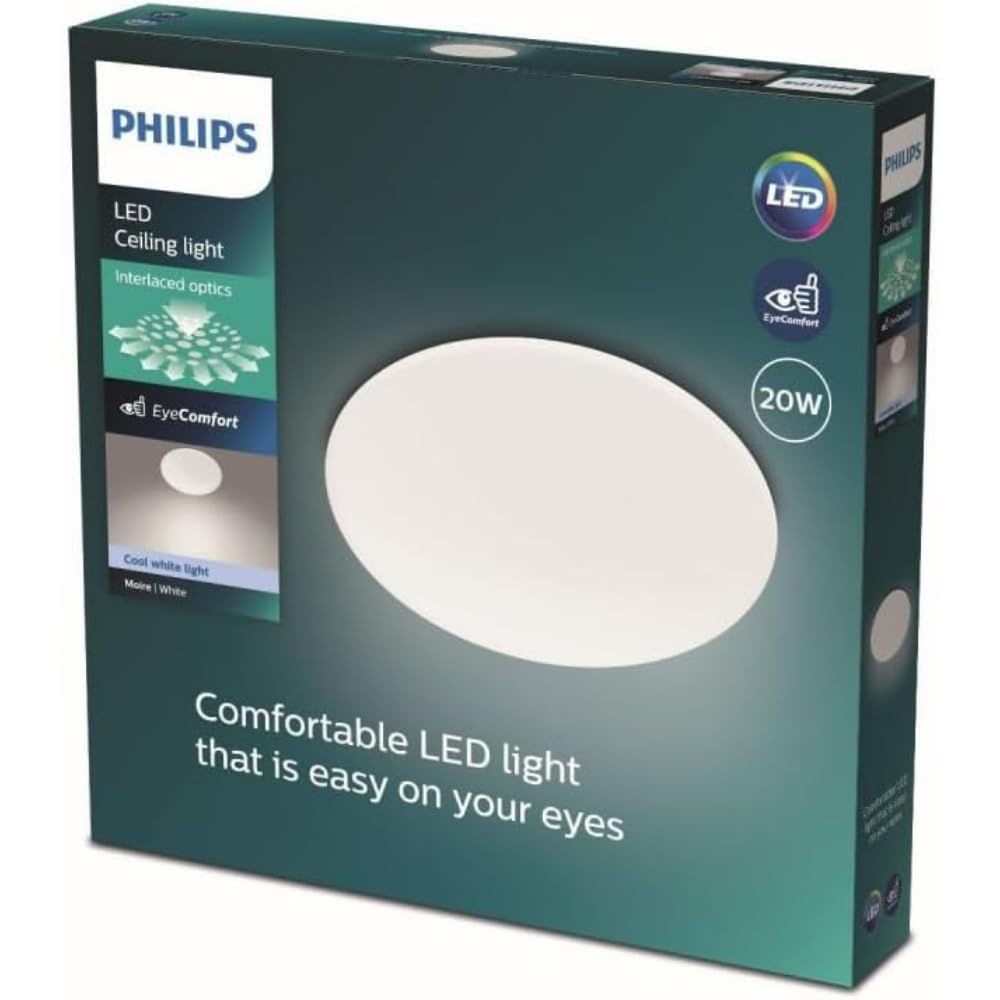 Philips LED CL200 20W Cool White 4000k [20W - White] for Indoor Home Lighting, Living Room, Study, Office