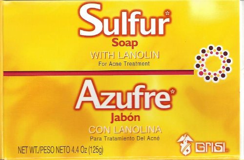 Sulfur Soap with Lanolin (single bar)