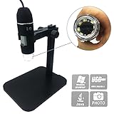 Digital Microscope, soled Portable USB Digital Microscope Mini Microscope Camera, 8 LED 2MP USB 3D Digital Zoom Microscope Endoscope Magnifier PC Video Camera(1000x)