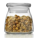 Libbey Spice Jar with Lid, 4.5-Ounce, Clear, Set of 12