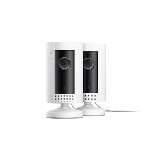 Ring Indoor Cam (1st Gen), Compact Plug-In HD security camera with