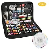 Jhua Sewing Kit 172 Pcs DIY Mini Sewing Kit