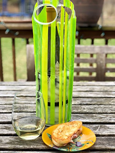 Portable Wine Chiller Bag - Cooler Tote uses Ice & Water, No Freezing Needed, Best Gift Bag for Women & Men, Take Wine to Go or Outdoors, Keep Wine Insulated on Patio & Pool