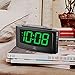 DreamSky Little Digital Alarm Clock with Snooze, 1.2 Inch Clear Led Digit Display with Dimmer, Simple to Operate, Plug in Clock for Bedroom Kids Gifts