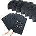 Black Playing Cards - Table Games Tools Waterproof Magic Diamond Laser Pattern Matte Poker Card 54pcs/Set