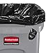 Rubbermaid Commercial Products Slim Jim Plastic Rectangular Trash/Garbage Can/Bin with Venting Channels, 23 GAL, Beige, for Kitchens/Classrooms/Offices/Back of House
