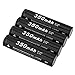 Soshine 4pcs 3.7V AAA 10440 350mAh Rechargeable Li-ion Lithium Battery with PCB Protected Board