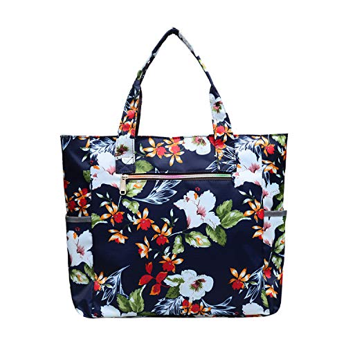 Nylon-Large-Lightweight-Tote-Bag-Shoulder-Bag-for-Gym-Hiking-Picnic-Travel-Beach-Waterproof-Tote-Bags