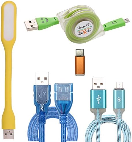 Usb 2.0 Cable Lightning Micro Usb Cable (3ft ) Retractable Luminous Micro Usb Cable (3ft) Fast Charger and Data Sync Cord Usb Extension Cable Male to Female (4.7ft）Micro to Type-c Adapter and USB Led