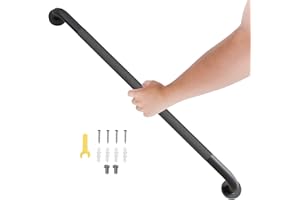 1 Pack Shower Grab Bar, 36 Inch Bathroom Grab Bar Handle with Anti-Slip Knurled Grip, Stainless Steel Bath Balance Bar, 1.25"