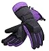 Livingston Women's Waterproof Two-Toned Touchscreen Ski Gloves