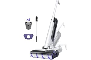 NARWAL S30 Wet Dry Vacuum Cleaner with 20000Pa Suction, 176°F Self-Cleaning, Heated Drying, Disposable Waste Bag, Tangle-Free, Cordless Vacuum Mop for Hard Floors & Edge Cleaning, Easy to Use