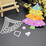 Cutting Dies, Febecool Christmas Metal Cutting Dies Stencil DIY Scrapbooking Embossing Album Paper Card Craft (L)