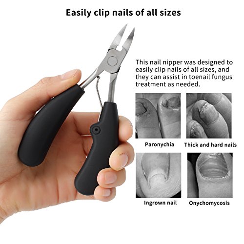 NIPOO Professional Nail Clippers for Thick Ingrown Fungus Toenails