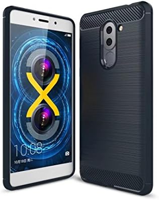 Honor 6X Case, ilovecase Slim and Ultra Thin All-round Protective Cover Matte Finish Dual Layer Hard Case forHonor 6X Case(navy blue)