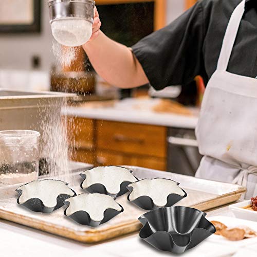 Tortilla Pan Nonstick Taco Shell Maker Salad Bowl Set of 8 Pack Perfect Tortilla Pan